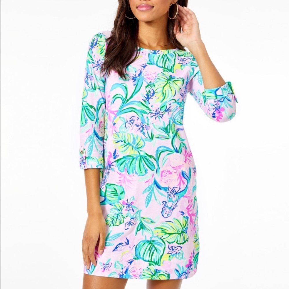 Lilly Pulitzer Linden Mermaid in the Shade Dress Large
